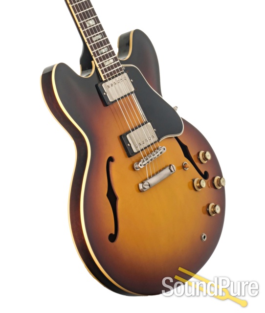 Gibson ES-335 Sunburst Electric Guitar #08519 - Used — image 2