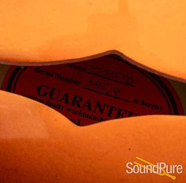 Gibson ES-335 Sunburst Electric Guitar #08519 - Used — image 5