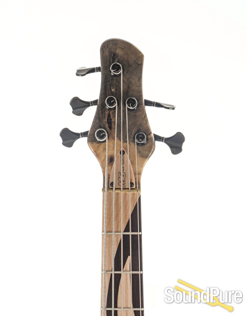 MG Africa Burl Custom 5 String Bass - Used — image 4