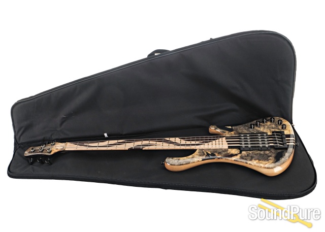 MG Africa Burl Custom 5 String Bass - Used — image 5