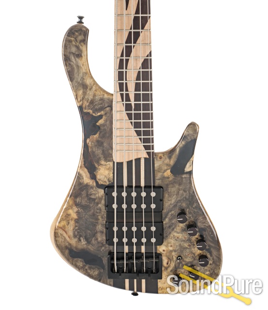 MG Africa Burl Custom 5 String Bass - Used — image 1