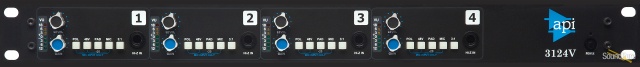 API 3124V 4-Channel Mic Preamp - Demo — image 1