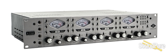 Universal Audio 4-710d Four-Channel Mic Preamp - Used — image 1