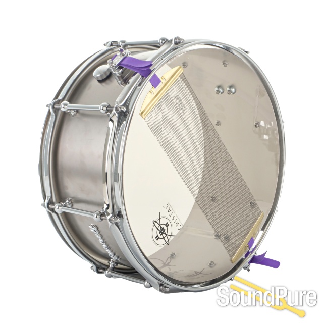 Dunnett 7x13 Titanium Snare Drum - Used — image 6