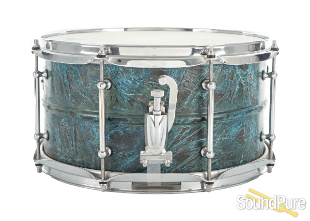 Pork Pie 7 x 13 Patina Snare Drum - Used — image 2