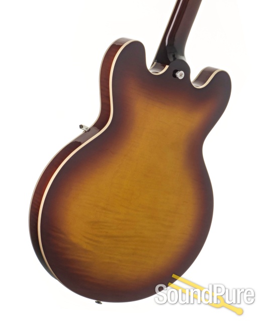 Gibson ES-335 Figured Iced Tea Guitar #201520416 - Used — image 3
