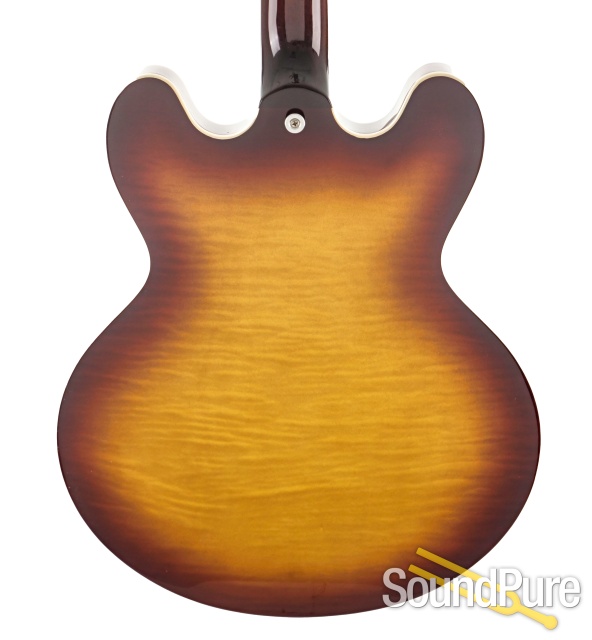 Gibson ES-335 Figured Iced Tea Guitar #201520416 - Used — image 4