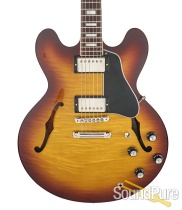 Gibson ES-335 Figured Iced Tea Guitar #201520416 - Used
