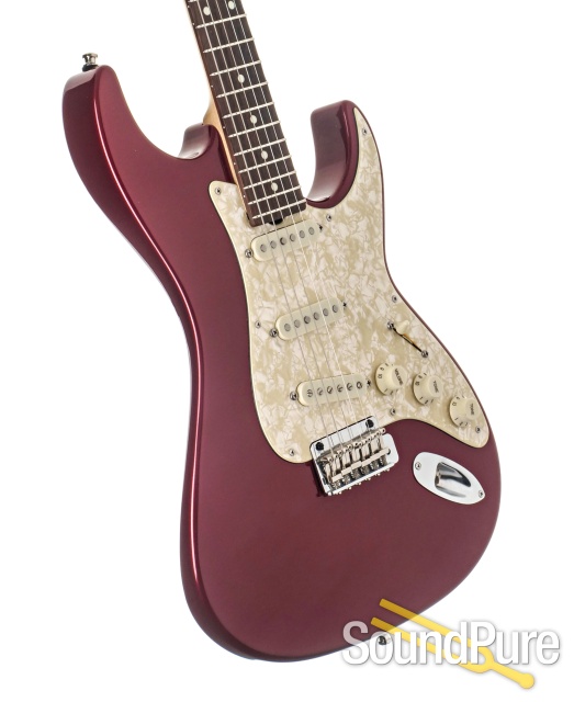 Grosh S Candy Apple Red Electric Guitar #924 - Used — image 2