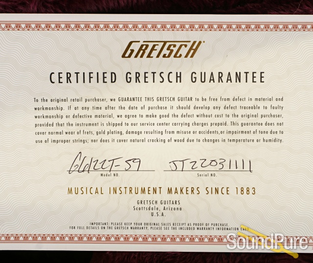 Gretsch G6122T-59 Electric Guitar #JT22031111 - Used — image 5