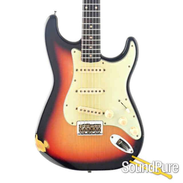Mario Martin S Hardtail 3-Tone Burst Guitar #1222767 - Used — image 1