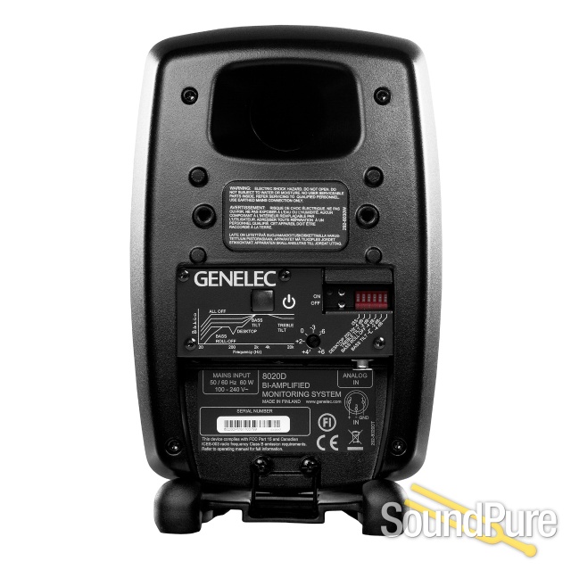 Genelec 8020DMM Bi-Amplified Monitor Pair Mystic Black — image 2