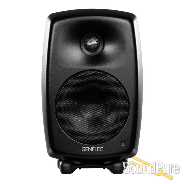 Genelec 8030CM Bi-Amplified Monitor Pair Mystic Black