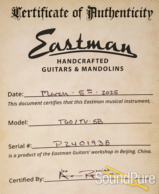 Eastman T60/TV-SB Electric Guitar #P2401938 — image 5