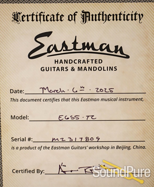 Eastman E6SS-TC Acoustic Guitar #M2317809 — image 5