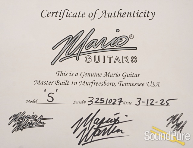 Mario Guitars Hardtail S Electric Guitar #3251027 — image 5