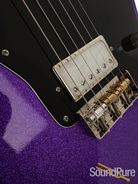 Tuttle Custom Jazz Master Purple Sparkle #940 — image 10