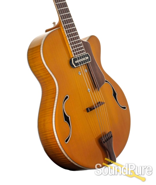 2020 Tad Brown CC Gold Guitar w/ Calton Case #390620 - Used — image 2