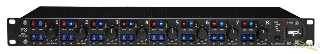 SPL P8 8 Channel Discrete Mic Preamp