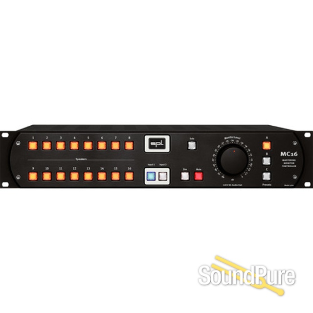 SPL MC16 Mastering Monitor Controller (Black)