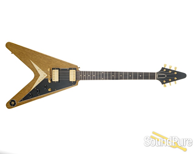 Replica 1958 Korina Flying V Guitar - Used — image 4