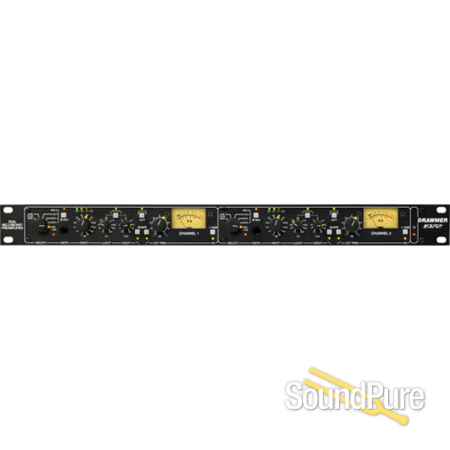 Drawmer 1972 Dual Mic/Line/Instrument Pre-Amplifer