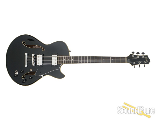 Comins GCS-1 Black Semi-Hollow Electric #112485 — image 4