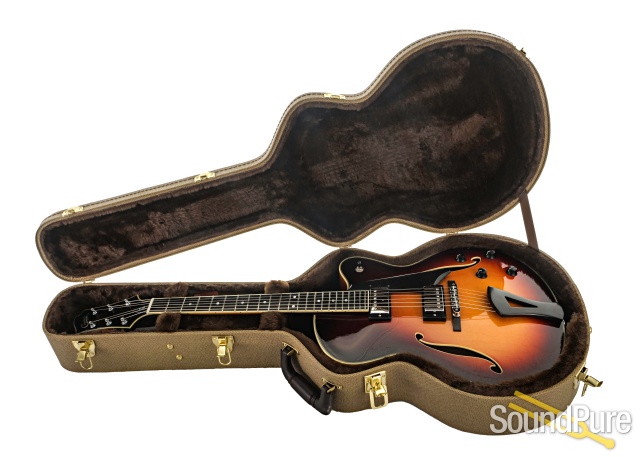 Comins GCS-16-2 Autumn Burst Archtop Guitar #218009 — image 5