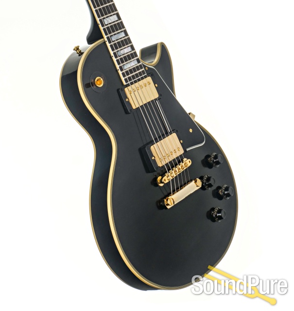 Gibson CS ‘57 LP Black Custom Guitar #75158 - Used — image 2