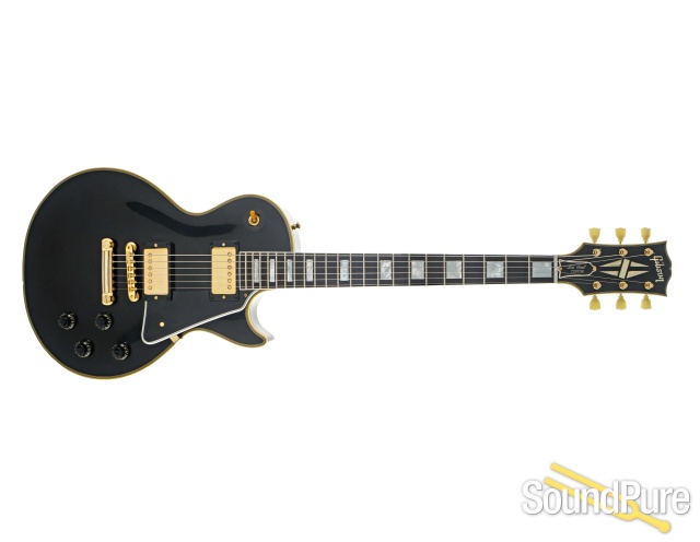 Gibson CS ‘57 LP Black Custom Guitar #75158 - Used — image 4