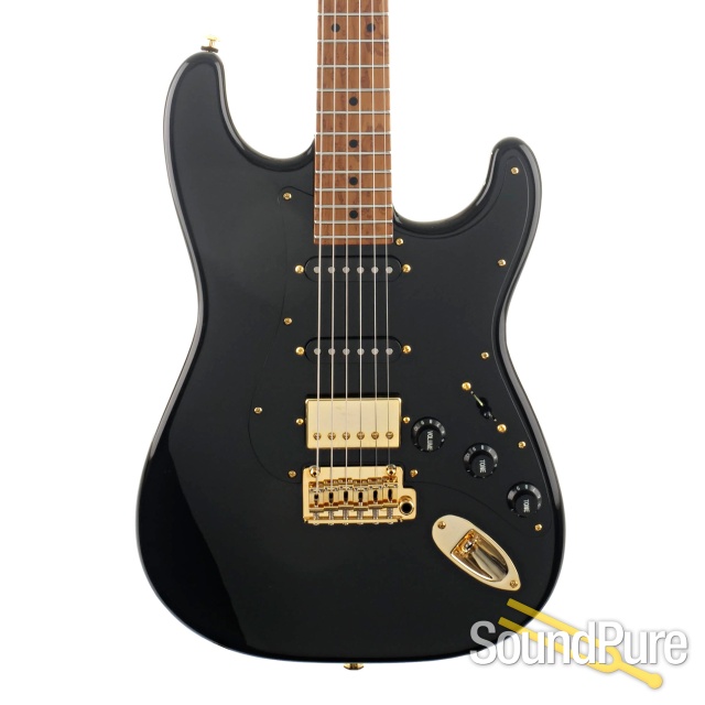 Suhr Mateus Asato SS Classic S Black Guitar #68936 - Used — image 1