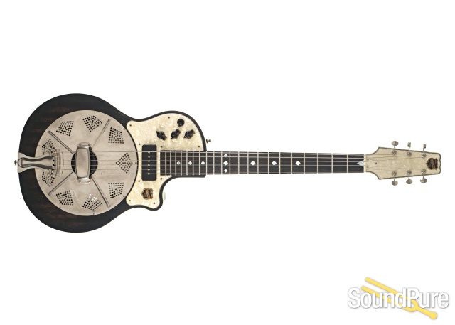 National Resoelectric Revolver Guitar - Used — image 4