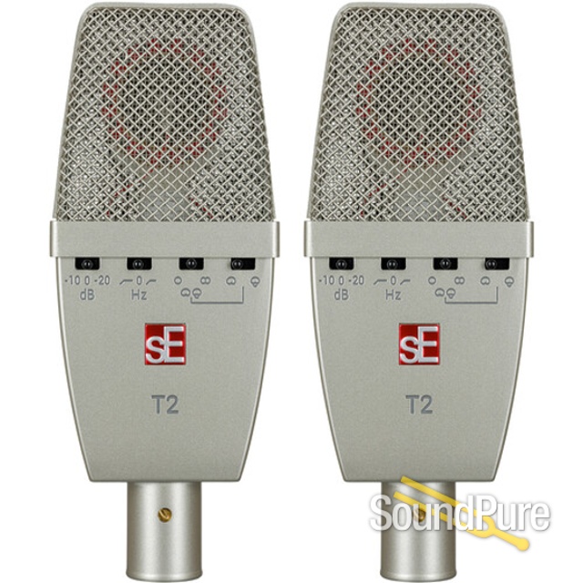 sE Electronics T2 Titanium Multi-Pattern Mic Matched Pair