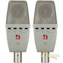 sE Electronics T2 Titanium Multi-Pattern Mic Matched Pair sE Electronics T2 Titanium Multi-Pattern Mic Matched Pair