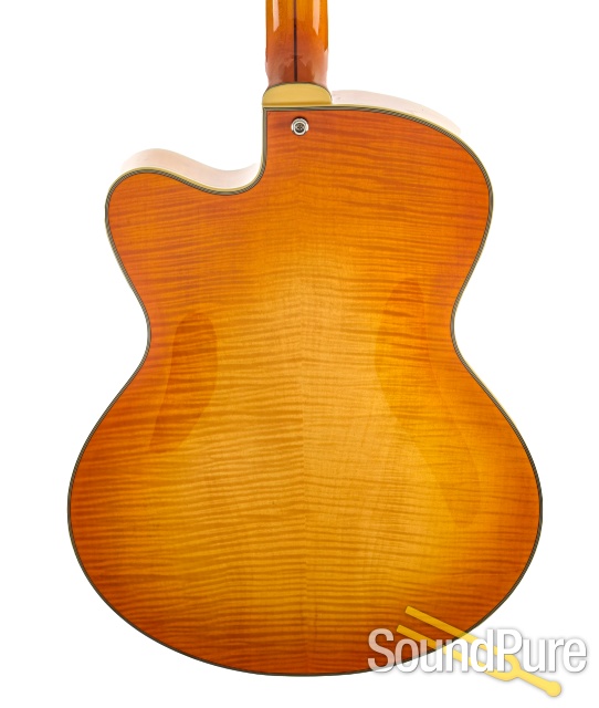 Comins GCS-16-2 Tangerine Burst Guitar #218023 - Used — image 6