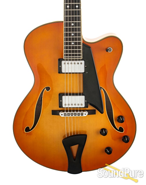 Comins GCS-16-2 Tangerine Burst Guitar #218023 - Used — image 1