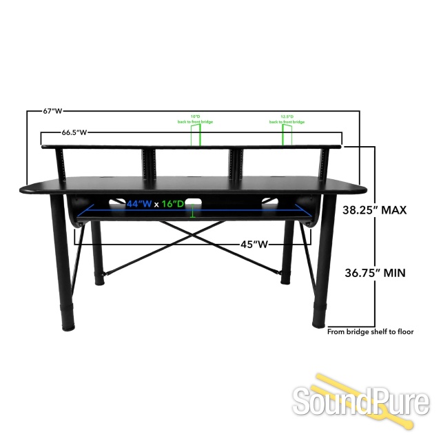 RAB Audio ProRak MK61 Studio Workstation - Black Trim — image 2