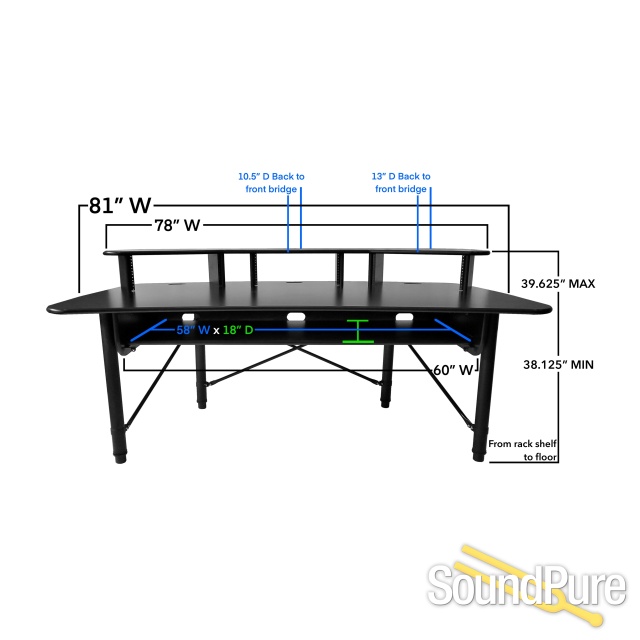 RAB Audio ProRak MK88 Studio Workstation - Black Trim — image 2