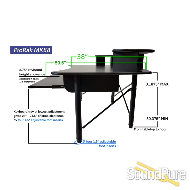 RAB Audio ProRak MK88 Studio Workstation - Black Trim — image 3