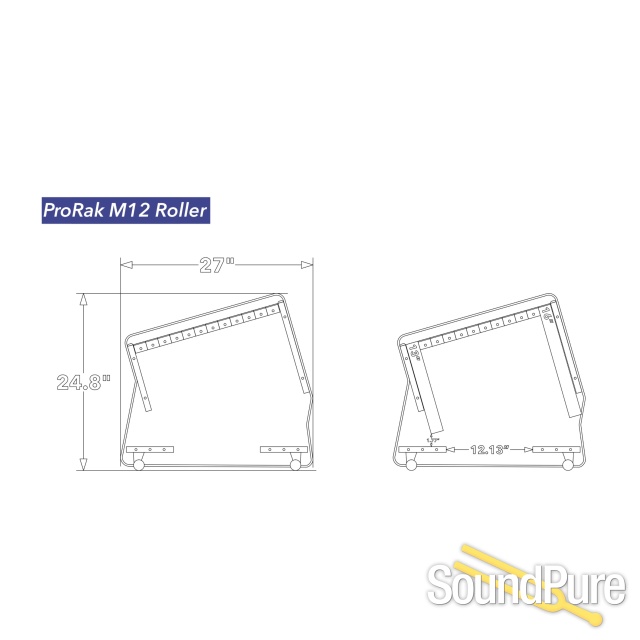 RAB Audio ProRak M12 Roller Racking System — image 3