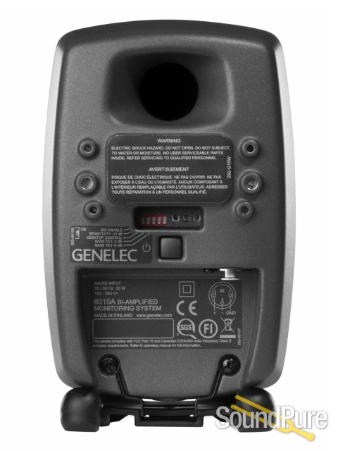 Genelec 8010ARw Studio Monitor Pair Raw Finish — image 2