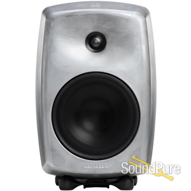 Genelec 8040BRwM Bi-Amplified Monitor Pair Raw Finish