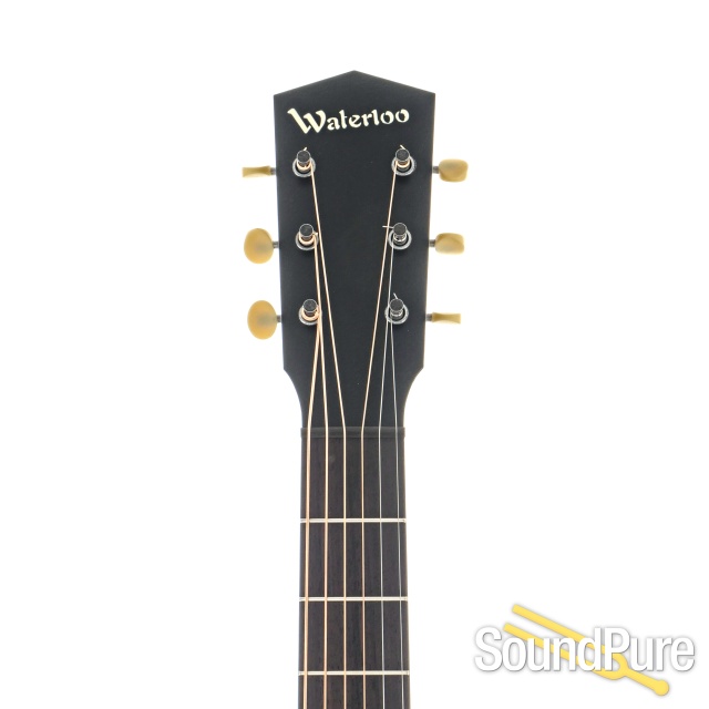 Waterloo WL-14 L Jet Black Acoustic Guitar #WL3889 — image 9