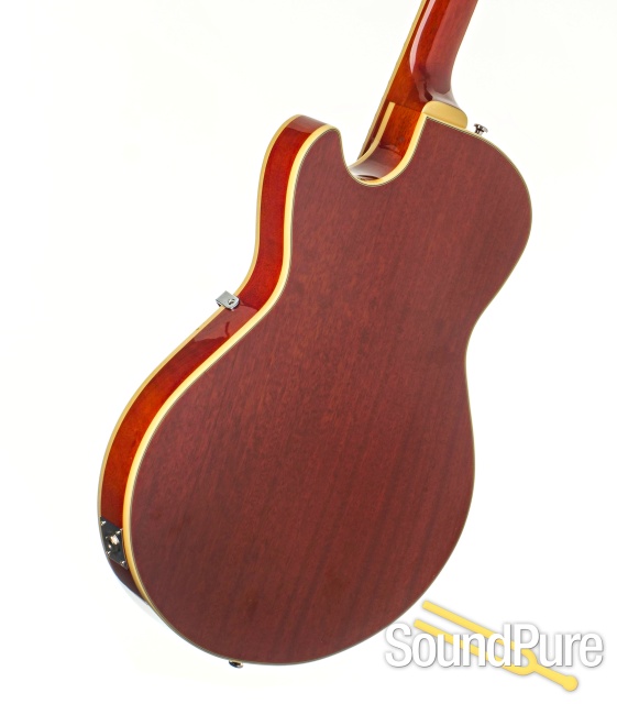 Comins GCS-1ES Tangerine Burst Guitar #112275 - Used — image 3