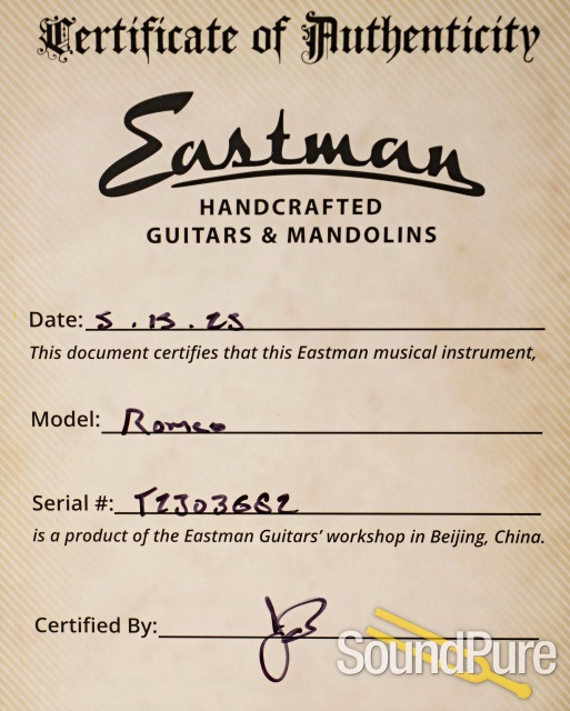 Eastman Romeo Semi-Hollow Electric Guitar #P2303682 — image 5