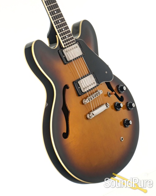 Navigator 1980 SA 120 Sunburst Semi-Hollow Guitar - Used — image 2