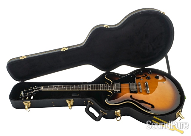 Navigator 1980 SA 120 Sunburst Semi-Hollow Guitar - Used — image 5