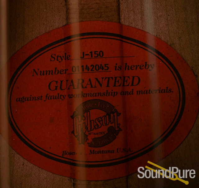Gibson J-150 Acoustic Guitar #01142045 - Used — image 8