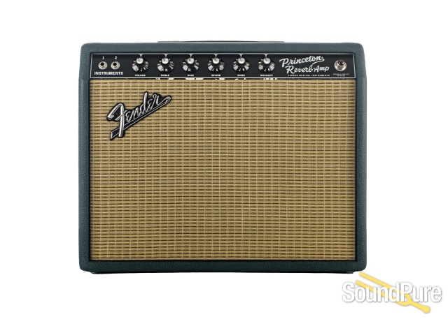 Fender LE '65 Princeton Reverb 1x12 Green Combo Amp - Used — image 1