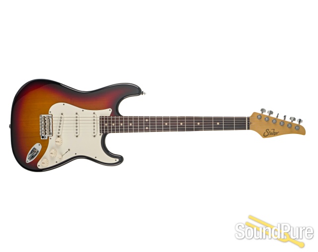 Suhr Classic S 3-Tone Burst Electric Guitar #88418 — image 4